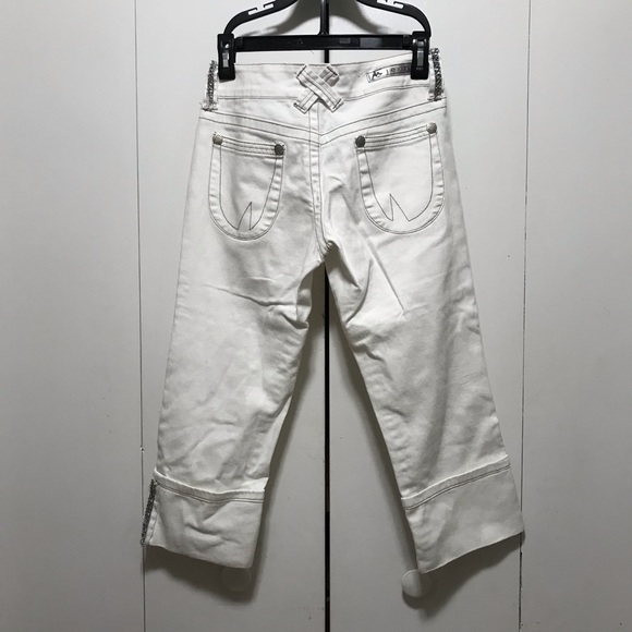 AB Jeans Capri White Size 7 - Picture 2 of 7
